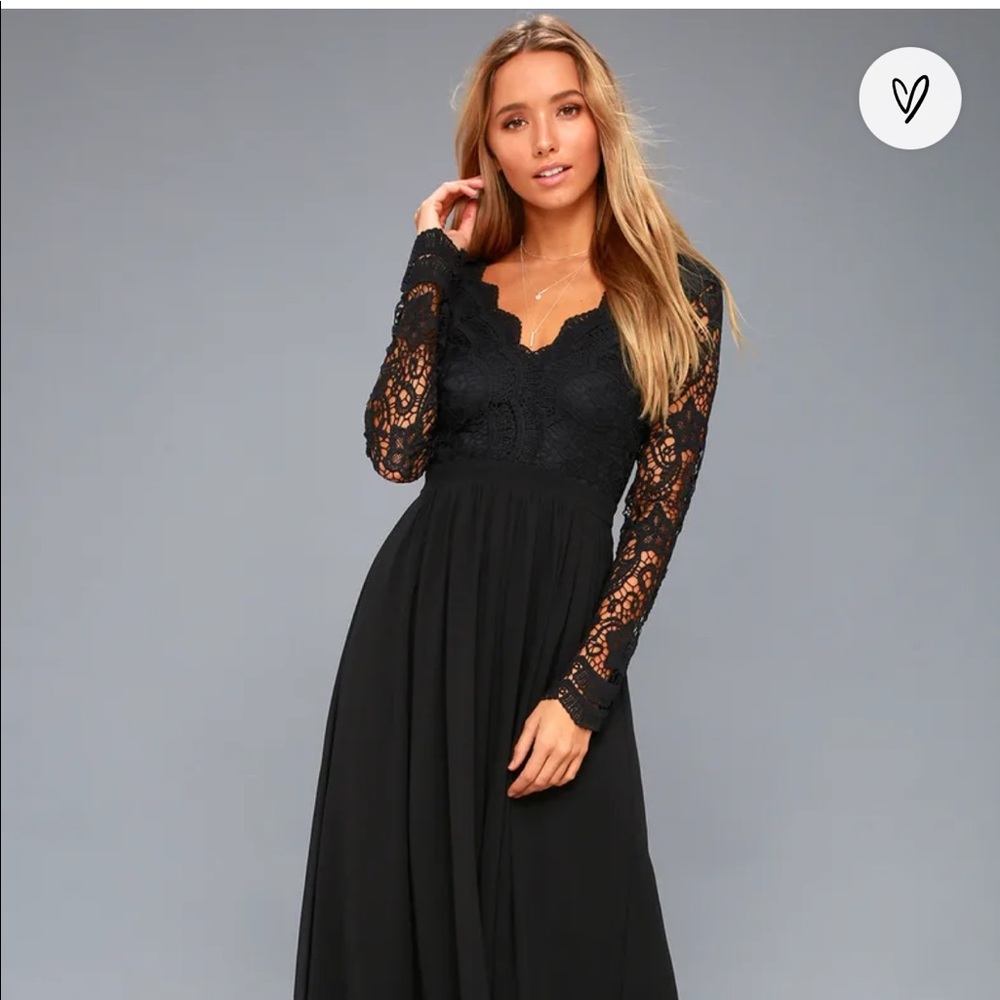 Formal black dress
